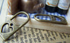 Accessories - Heart Lock Charms Antique Bronze Supplies 12x25mm Set Of 10 Pcs A2813