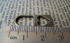 Accessories - Heart Lock Charms Antique Bronze Supplies 12x25mm Set Of 10 Pcs A2813