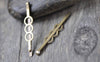 Accessories - Infinity Bobby Pin Antique Bronze Wired Figure 8 Hair Clips 45mm Set Of 10 Pcs A7889