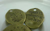Accessories - Irregular Clock Antique Bronze Charms 21x25mm Set Of 10 Pcs A5907