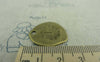 Accessories - Irregular Clock Antique Bronze Charms 21x25mm Set Of 10 Pcs A5907