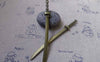 Accessories - Japanese Blade Sword Antique Bronze Pendants Charms 10x108mm Set Of 5 Pcs A6182