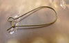 Accessories - Kidney Earwire Antique Bronze French Earwire 38mm Set Of 50 Pcs A6253