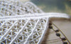 Accessories - Lace Doily White Polyester Filigree Crochet Tree Leaf 45x120mm Set Of 10 Pcs A5405