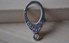 Accessories - Large Decorative Lobster Clasp Antiqued Silver Lanyard Badge Holder Clip 17x30mm Set Of 10 A7881