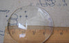 Accessories - Large Glass Cabochon Crystal Clear Dome Round Cameo Cover 50mm (2 Inches) Set Of 5 Pcs A5200