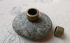Accessories - Large Hole Beads Antique Bronze Spacer Tubes 7.5x10mm Set Of 20 Pcs A6643