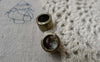 Accessories - Large Hole Beads Antique Bronze Spacer Tubes 7.5x10mm Set Of 20 Pcs A6643