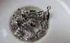 Accessories - Leaf Bail Antique Silver Necklace Jewelry Components Charms 6x14mm Set Of 30 A7257