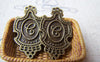 Accessories - Letter E Connector Antique Bronze Rhombus Pendants 18x30mm Set Of 10 A1983