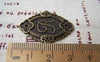 Accessories - Letter R Connector Antique Bronze Rhombus Charms 23x33mm Set Of 10 Pcs A1990