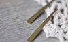 Accessories - Long Drop Embellishment Antique Bronze Charms 4x37mm Set Of 20 Pcs A7860