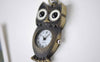 Accessories - Long Owl Pocket Watch Necklace CHAIN INCLUDED 25x40mm Set Of 1 PC A7884