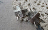 Accessories - Lucky Flower Antique Silver Four-Leaf Clover Charms 17x23mm Set Of 20 Pcs A7557