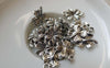 Accessories - Lucky Flower Charms Antique Silver Four-Leaf Clover 10x19mm Set Of 30 Pcs A6483