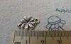 Accessories - Lucky Flower Charms Antique Silver Four-Leaf Clover 10x19mm Set Of 30 Pcs A6483