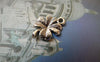 Accessories - Lucky Flower Charms Antique Silver Four-Leaf Clover 10x19mm Set Of 30 Pcs A6483