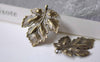 Accessories - Maple Leaf Charms Antique Bronze Pendants 35x37mm Set Of 5 Pcs A329