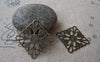 Accessories - Metal Embellishments Filigree Bronze Stampings 25mm Set Of 50 Pcs A5085