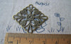 Accessories - Metal Embellishments Filigree Bronze Stampings 25mm Set Of 50 Pcs A5085
