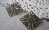 Accessories - Metal Embellishments Filigree Bronze Stampings 25mm Set Of 50 Pcs A5085