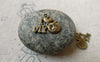 Accessories - My Cat Charms Antique Bronze Feline Pendants 17mm Set Of 20 Pcs A6559