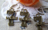 Accessories - Number 7 Charms Antique Bronze 10x18mm Set Of 10 Pcs A1775