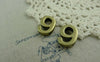 Number Beads - 10 pcs Antique Bronze Arabic Figure Number 9 Bracelet Beads A5808