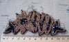 Accessories - One PC Headband Hair Band Decoration Black Felt Cloth Flower Branch With Glass Beads 60x120mm A5352