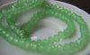 Accessories - One Strand (100 Pcs) Green Faceted Rondelle Crystal Glass Beads 4x6mm A3915