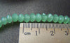 Accessories - One Strand (100 Pcs) Green Faceted Rondelle Crystal Glass Beads 4x6mm A3915