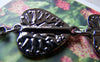 Accessories - One Strand 120mm (6 Hearts) Of Gunmetal Unqiue Heart Shaped Chain 20mm