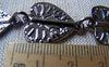 Accessories - One Strand 120mm (6 Hearts) Of Gunmetal Unqiue Heart Shaped Chain 20mm