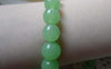 Accessories - One Strand (30 Pcs) Crystal Glass Green Round Beads 10mm A6152