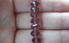 Accessories - One Strand (72 Pcs) Of Purple Faceted Rondelle Crystal Glass Beads 6x8mm A3919