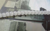 Accessories - One Strand (80 Pcs) Crystal Glass White Jade Color Round Beads 3mm A7141