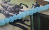 Accessories - One Strand Acid Blue Crystal Glass Round Beads (85 Pcs) 4mm A5344