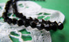 Accessories - One Strand Of  Black Crystal Bicone Faceted Glass Beads  4mm A2499