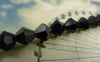 Accessories - One Strand Of  Black Crystal Bicone Faceted Glass Beads  6mm A5864