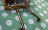 Accessories - Oval Skeleton Key Pendants Antiqued Brass Charms 30x64mm Set Of 6 Pcs A170