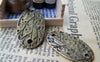 Accessories - Oval Tree Branch Connector Antique Bronze Charms 21x38mm Set Of 10 Pcs A3417