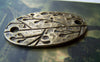 Accessories - Oval Tree Branch Connector Antique Bronze Charms 21x38mm Set Of 10 Pcs A3417