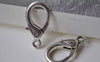 Accessories - Paisley Design Large Decorative Lobster Clasp Antiqued Silver Ornate Parrot Claw 15x30mm Set Of 10 A7875