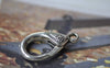 Accessories - Paisley Design Large Decorative Lobster Clasp Antiqued Silver Ornate Parrot Claw 15x30mm Set Of 10 A7875