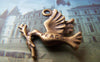 Accessories - Peace Shalom Dove Bird Carrying Olive Branch Charms 18x23mm Set Of 10 Pcs A2804