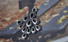 Accessories - Peacock Chandelier Earring Antique Silver Fancy Feather Connectors 20x26mm Set Of 20 A7892