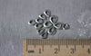 Accessories - Peacock Chandelier Earring Antique Silver Fancy Feather Connectors 20x26mm Set Of 20 A7892