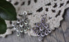 Accessories - Peacock Chandelier Earring Antique Silver Fancy Feather Connectors 20x26mm Set Of 20 A7892