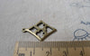 Accessories - Poker Card Suit Charms Antique Bronze Finish Diamond Shape 17x26mm Set Of 30 A7829