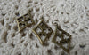 Accessories - Poker Card Suit Charms Antique Bronze Finish Diamond Shape 17x26mm Set Of 30 A7829